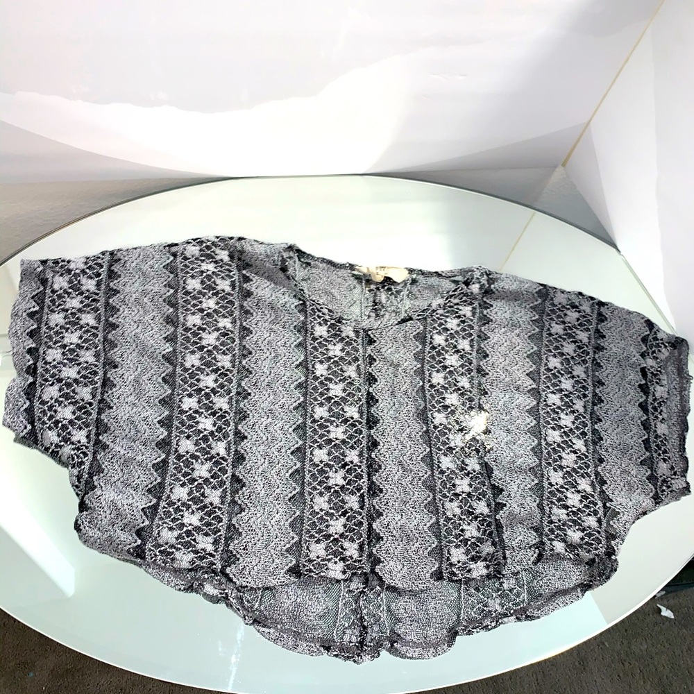 Lace crop top XS made in USA